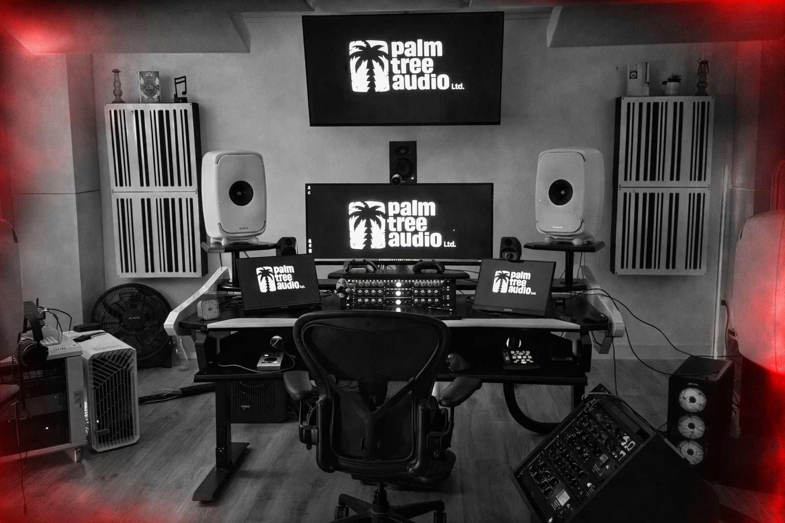 Palm Tree Audio studio — main workspace