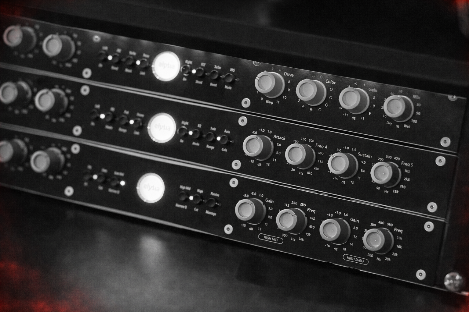 Palm Tree Audio studio — Elysia processors